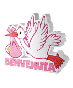 Scritta benvenuta rosa 1 - NonSoloCerimonie.it