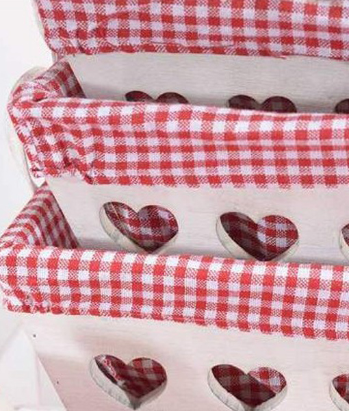 Cestino Legno Bianco Cuore 4 - NonSoloCerimonie.it