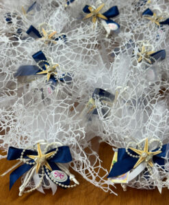 Bomboniera Corallo Stella Bianco Blu 106 - NonSoloCerimonie.it