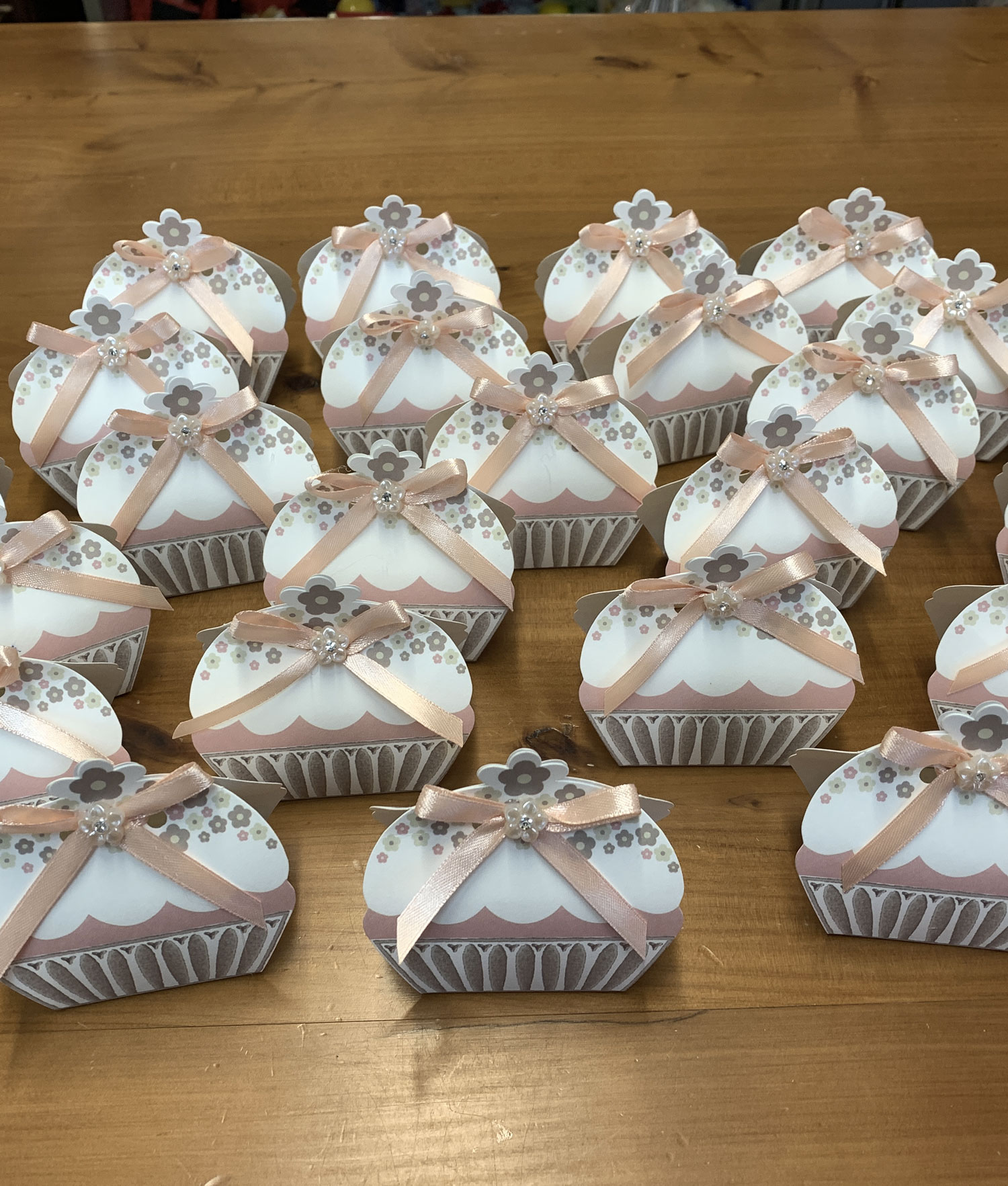 Bomboniera Scatola Cupcake Rosa 101 - NonSoloCerimonie.it