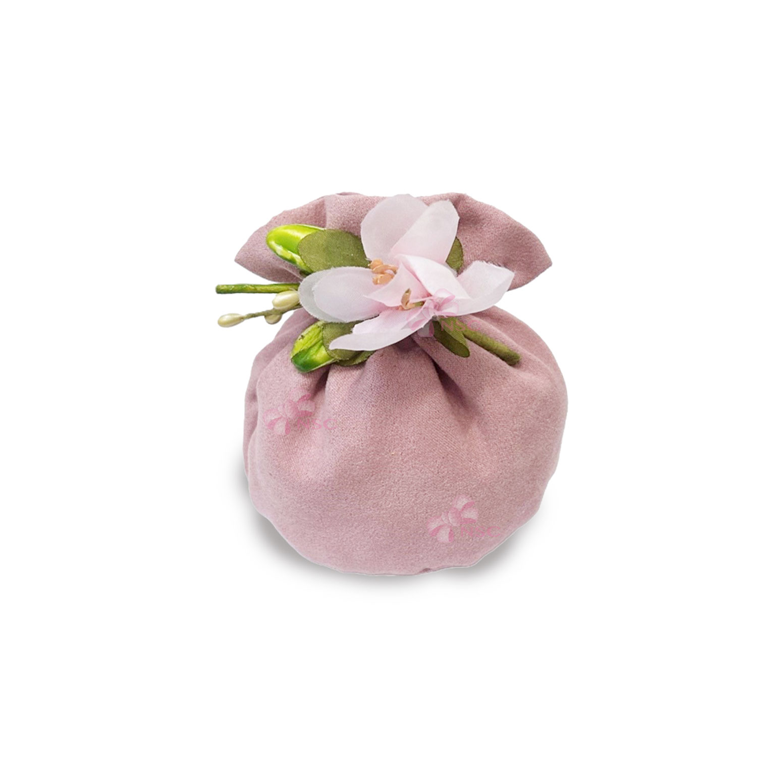 Bomboniera Sacchetto Margherita Rosa Antico - NonSoloCerimonie.it