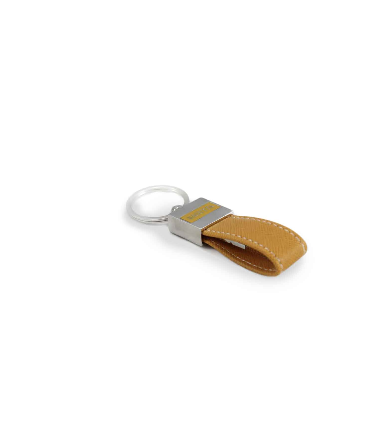 Portachiavi Chiavetta USB Pelle gialla 1 - NonSoloCerimonie.it