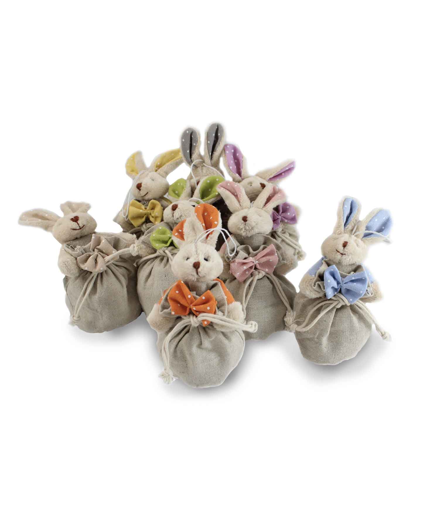 Bomboniera Sacchetto Coniglio Peluche 1 - NonSoloCerimonie.it