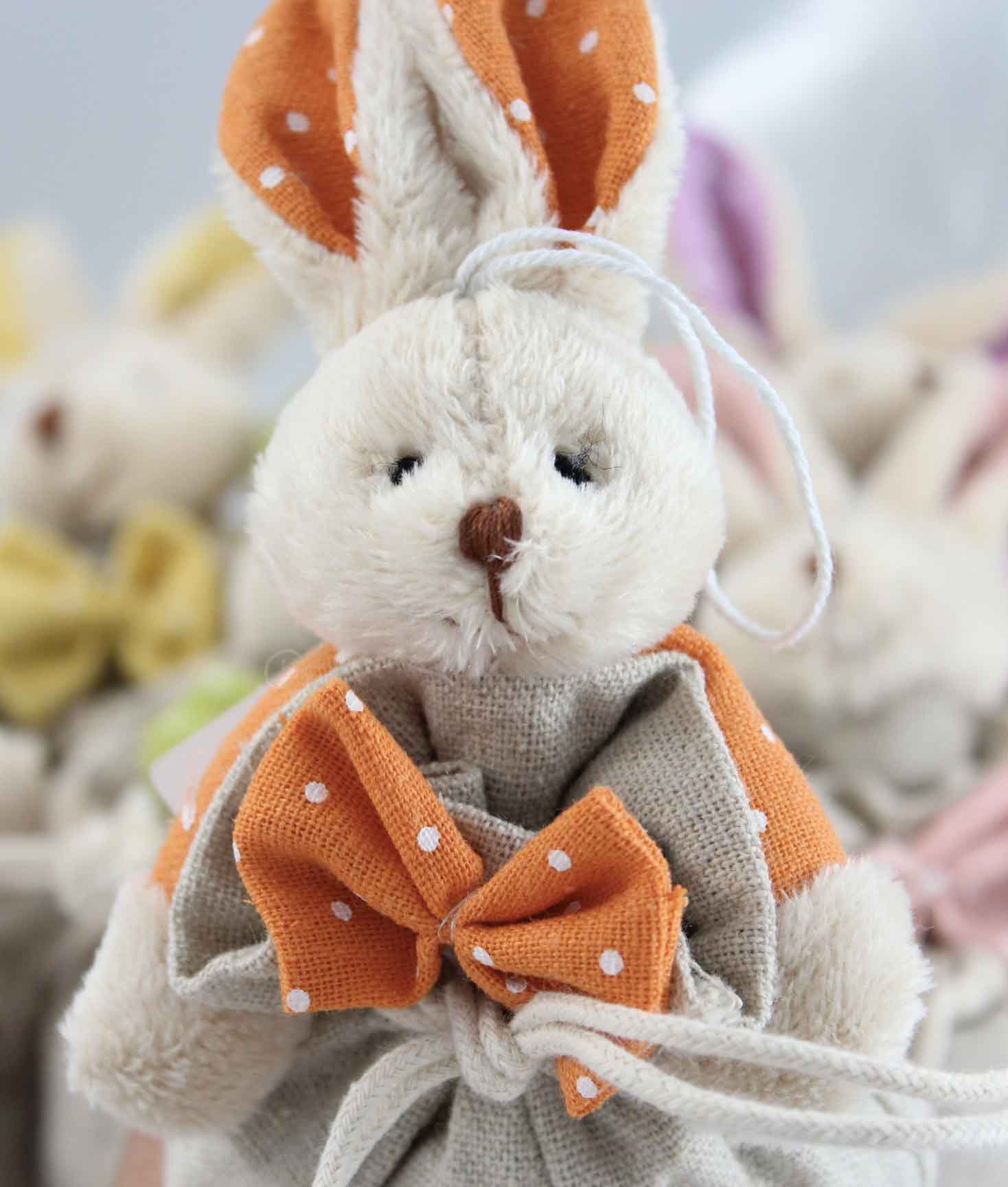 Bomboniera Sacchetto Coniglio Peluche 3 - NonSoloCerimonie.it