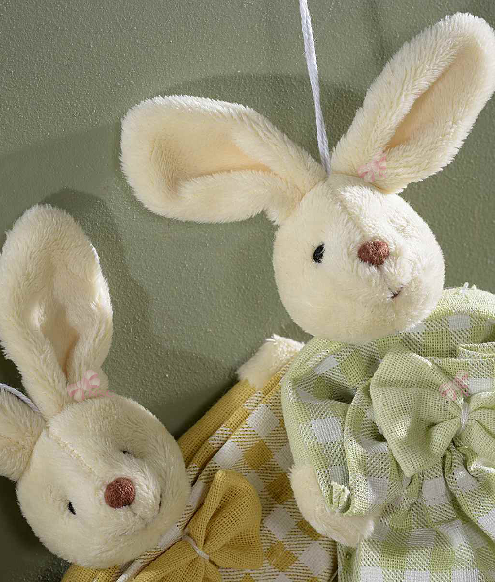 Bomboniera Sacchetto Coniglio Peluche Seconda 2 - NonSoloCerimonie.it