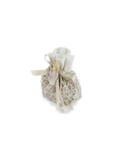 Bomboniera Sacchetto Shabby Comunione Bimba 1 - NonSoloCerimonie.it