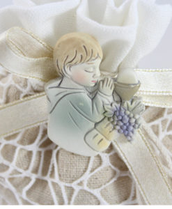 Bomboniera Sacchetto Shabby-Comunione Bimbo 3 - NonSoloCerimonie.it