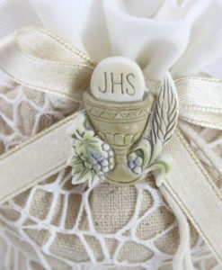Bomboniera Sacchetto Shabby-Comunione Calice 3 - NonSoloCerimonie.it