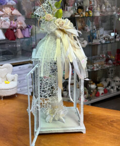 Lanterna Vintage Fiorita Bianco 103 - NonSoloCerimonie.it