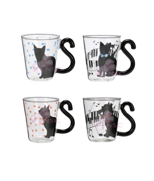 Tazza vetro gatto 4 - NonSoloCerimonie.it