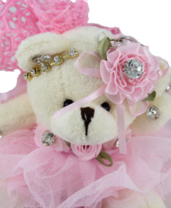Bomboniera Sacchetto Portachiavi Charm Rosa 2 - NonSoloCerimonie.it