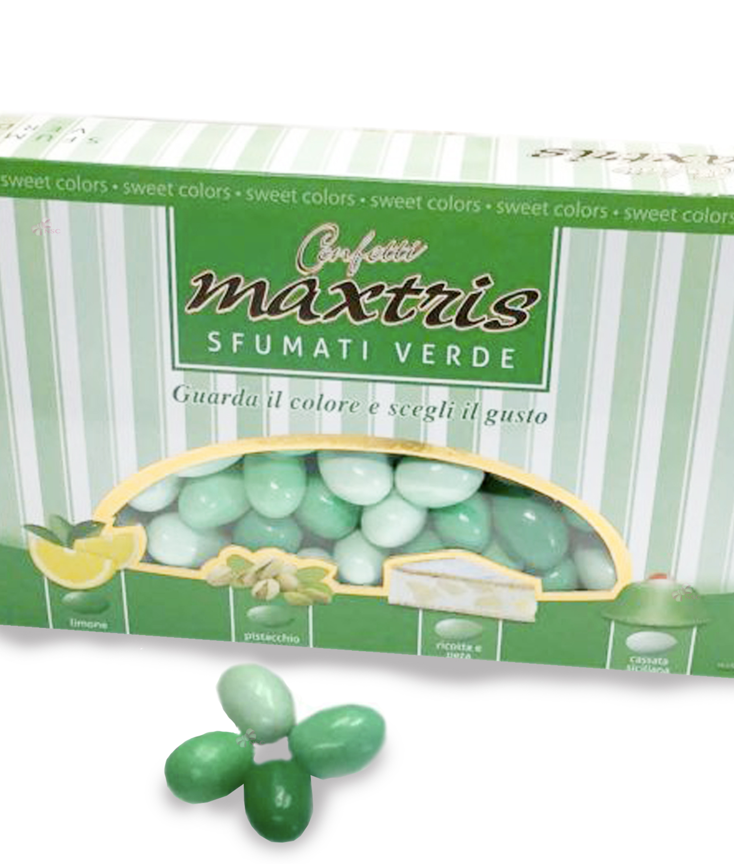 Confetti Maxtris – Sfumati verdi – CandyFrizz