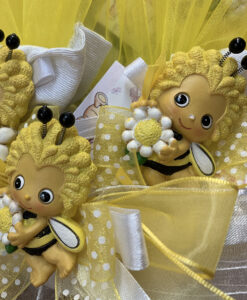 Torta Sacchetto Magnete Ape Giallo pois 100 - NonSoloCerimonie.it