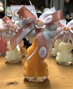 Bomboniera Bottiglia Liquore Violino Rosa Salmone 100 - NonSoloCerimonie.it