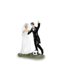 Cake Topper Sposi Calcio - NonSoloCerimonie.it