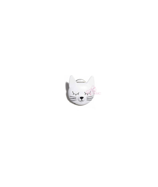 Clip Magnete Gatto Testa Bianco - NonSoloCerimonie.it