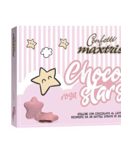 Confetti Stelline Cioccolato Rosa Maxtris 1 - NonSoloCerimonie.it