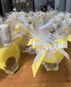 Bomboniera/Segnaposto Bottiglia Liquore Cuore Bananino 100 - NonSoloCerimonie.it
