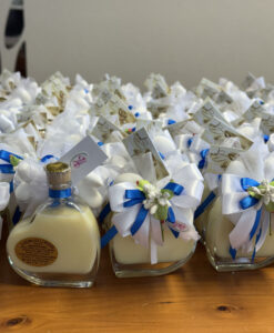 Bomboniera Bottiglia Liquore Cuore Piccola Bianco Royal 105 - NonSoloCerimonie.it