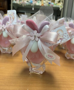 Bomboniera Bottiglia Liquore Cuore Piccola Rosa 100 - NonSoloCerimonie.it