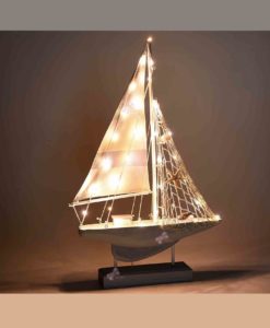 Barca Vela Decorativa con Luci Grande 1 - NonSoloCerimonie.it