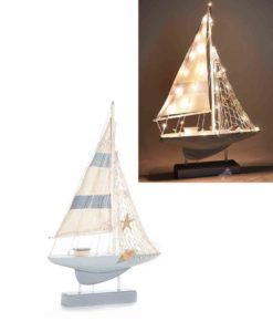 Barca Vela Decorativa con Luci - NonSoloCerimonie.it