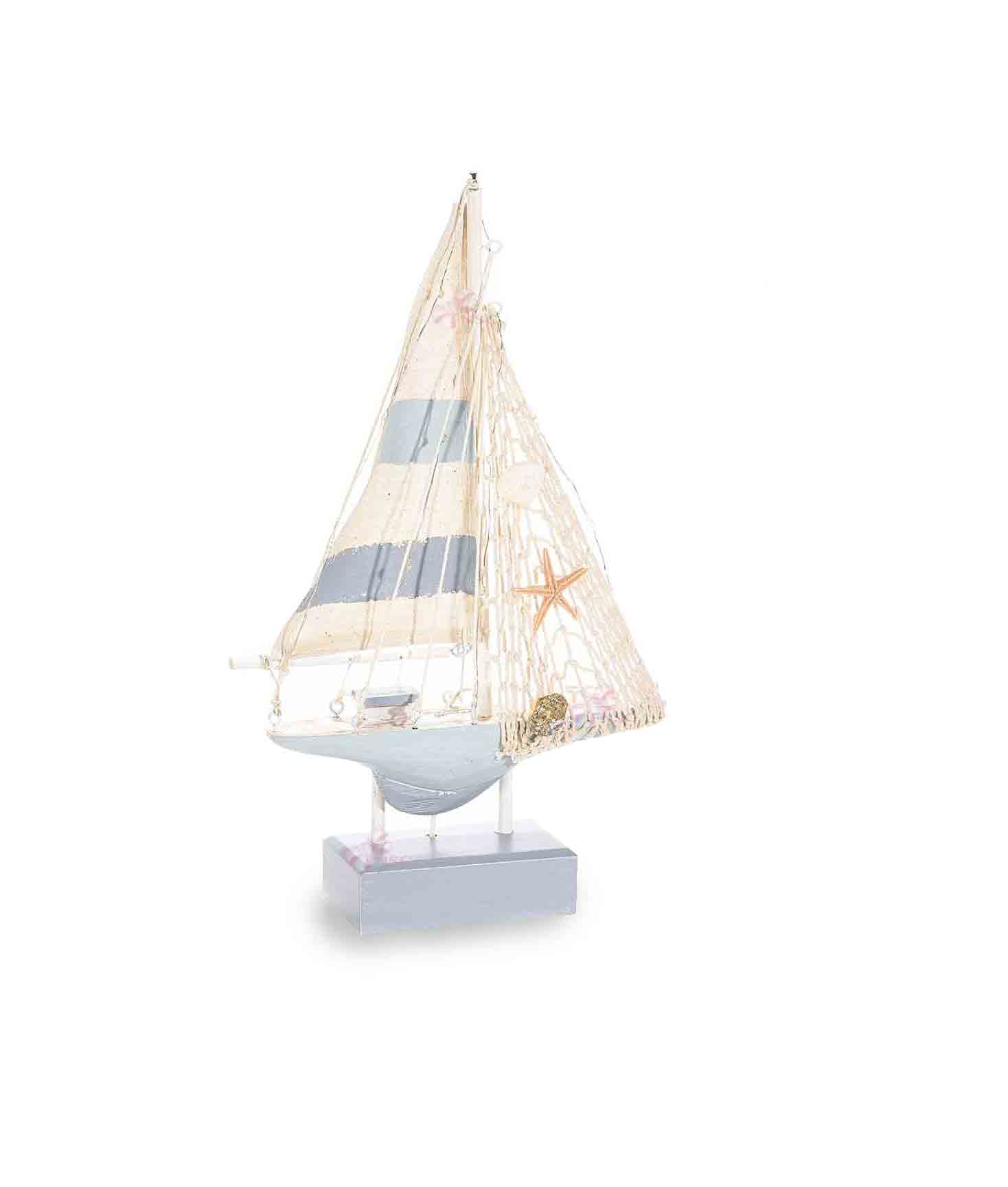 Barca Vela Decorativa con Luci Piccola 4 - NonSoloCerimonie.it