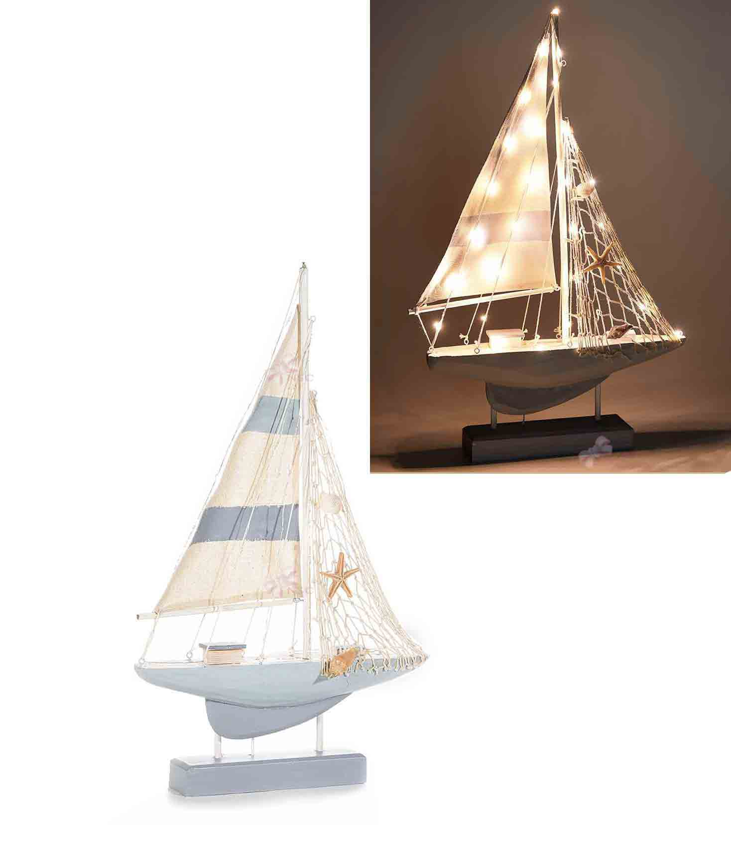 Barca Vela Decorativa con Luci - NonSoloCerimonie.it