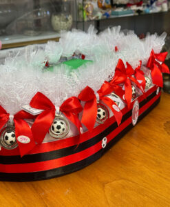 Torta Stadio Sacchetto Portachiavi Palla Milan Bianco 105 - NonSoloCerimonie.it