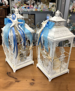 Lanterna Shabby Mare Azzurro 100 - NonSoloCerimonie.it