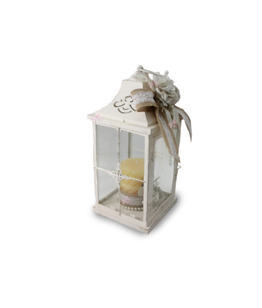 Lanterna Shabby Chic Juta 2 - NonSoloCerimonie.it