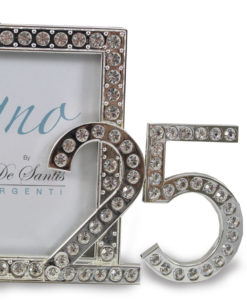 Cornice Argento 25 Strass Swarovski De Santis 2 - NonSoloCerimonie.it