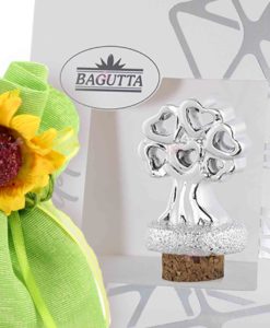 Bomboniera Tappo Albero della Vita Argento Bagutta 2 - NonSoloCerimonie.it