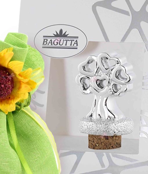 Bomboniera Tappo Albero della Vita Argento Bagutta 2 - NonSoloCerimonie.it