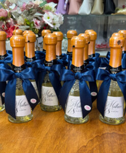 Bomboniera Bottiglia Prosecco Personalizzata Blu Notte 100 - NonSoloCerimonie.it