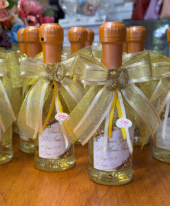 Bomboniera Bottiglia Prosecco Personalizzata Oro 102 - NonSoloCerimonie.it