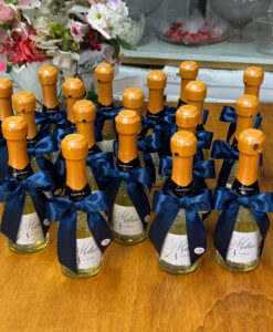 Bomboniera Bottiglia Prosecco Personalizzata Blu Notte 102 - NonSoloCerimonie.it