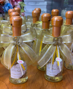 Bomboniera Bottiglia Prosecco Personalizzata Oro 105 - NonSoloCerimonie.it
