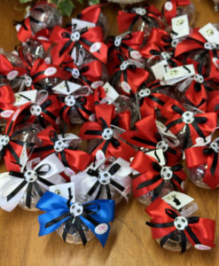 Bomboniera Scatola Pallone Calcio Milan 103 - NonSoloCerimonie.it