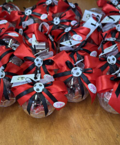Bomboniera Scatola Pallone Calcio Milan 101 - NonSoloCerimonie.it