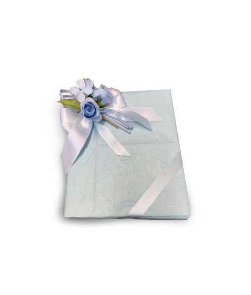 Cornice Angelo Azzurro Argento De Santis Regalo - NonSoloCerimonie.it