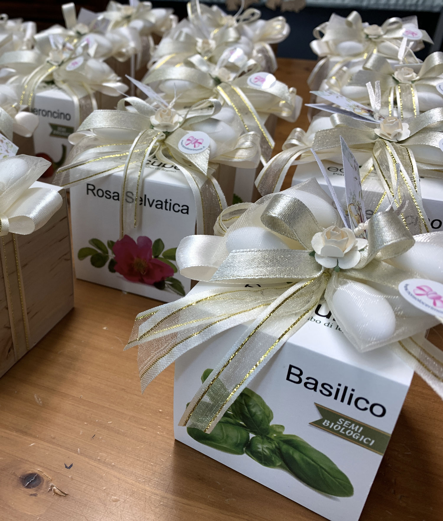 Bomboniera EcoCubo Green da Piantare Avorio 101 - NonSoloCerimonie.it