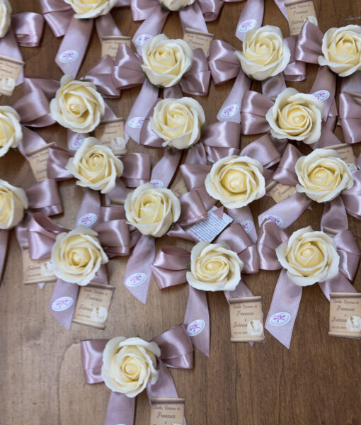 Segnaposto Rosa di Sapone Avorio Antico 101 - NonSoloCerimonie.it