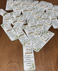 Segnaposto Cioccolatino Personalizzato Super Verde 50 100 - NonSoloCerimonie.it