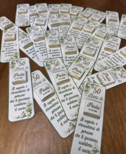 Segnaposto Cioccolatino Personalizzato Super Verde 50 104 - NonSoloCerimonie.it