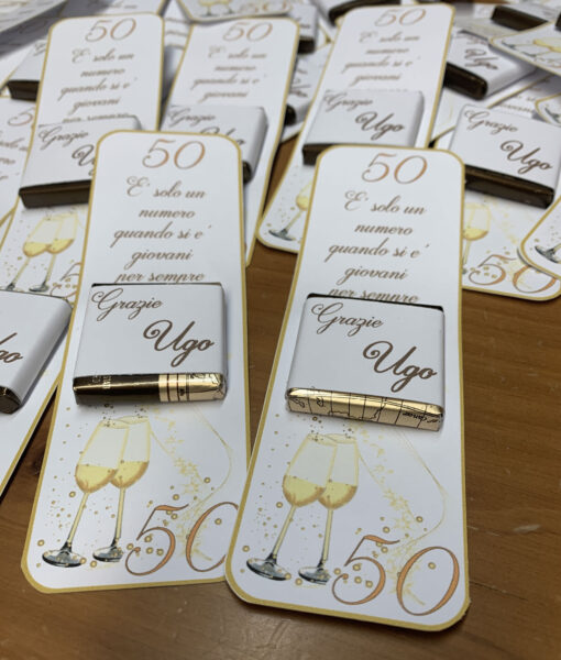 Segnaposto Cioccolatino Personalizzato 50 103 - NonSoloCerimonie.it
