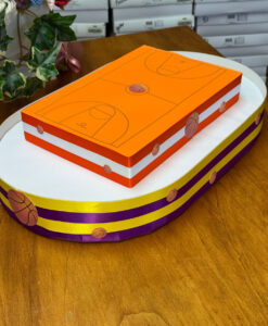 Vassoio Campo da Basket Giallo-Viola Arancione Bianco 100 - NonSoloCerimonie.it