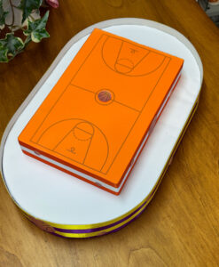 Vassoio Campo da Basket Giallo-Viola Arancione Bianco 101 - NonSoloCerimonie.it