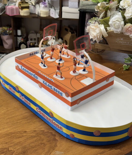Vassoio Campo da Basket Giallo Blu 101 - NonSoloCerimonie.it