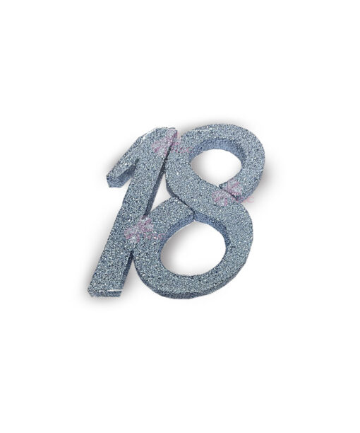 Cake Topper 18 Argento - NonSoloCerimonie.it